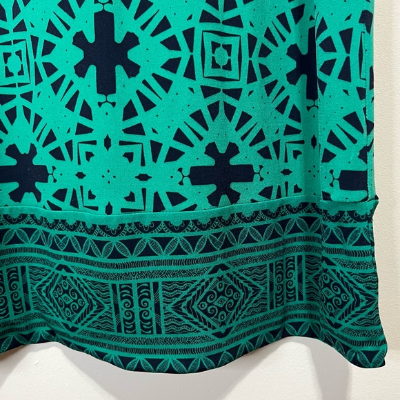 🛍️ Magnolia GRACE Shift Sleeveless Reversible Navy Blue/ Green Dress - Size S - Picture 10 of 14